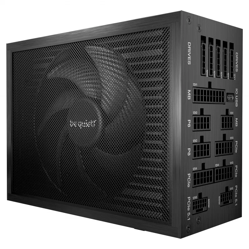 be quiet! Dark Power Pro 14 IO 1300W ATX 3.1 PCIe 5.1 80+ Titanium Pilnai modulinis maitinimo šaltinis (BP022EU)