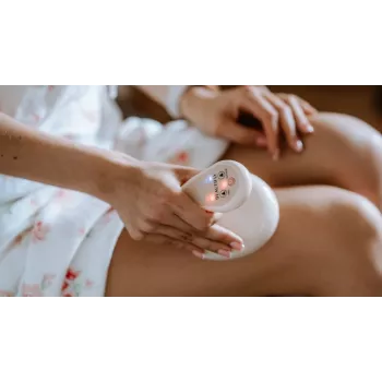 Beautifly B-Modello BODY Šildantis elektrinis burbulinis pėdų masažuoklis su infraraudonųjų spindulių terapija, 500W, balta/pilka