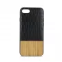 Beeyo Apple iPhone 7 Plus / 8 Plus Wooden Case - Natural Wood Back Cover with TPU Frame