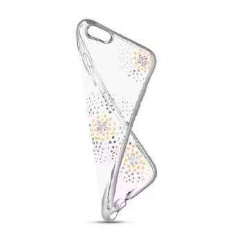 Beeyo Sony Xperia E5 Flower Dots TPU Case sidabrinis