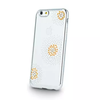 Beeyo Sony Xperia E5 Flower Dots TPU Case sidabrinis