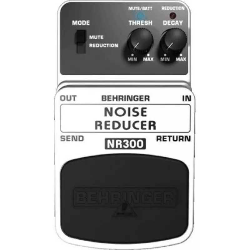 Behringer NR300 Noise Gate efektyvumo pedalas su Send/Return kilpa gitarai, bosui, klaviatūroms ir vokalui
