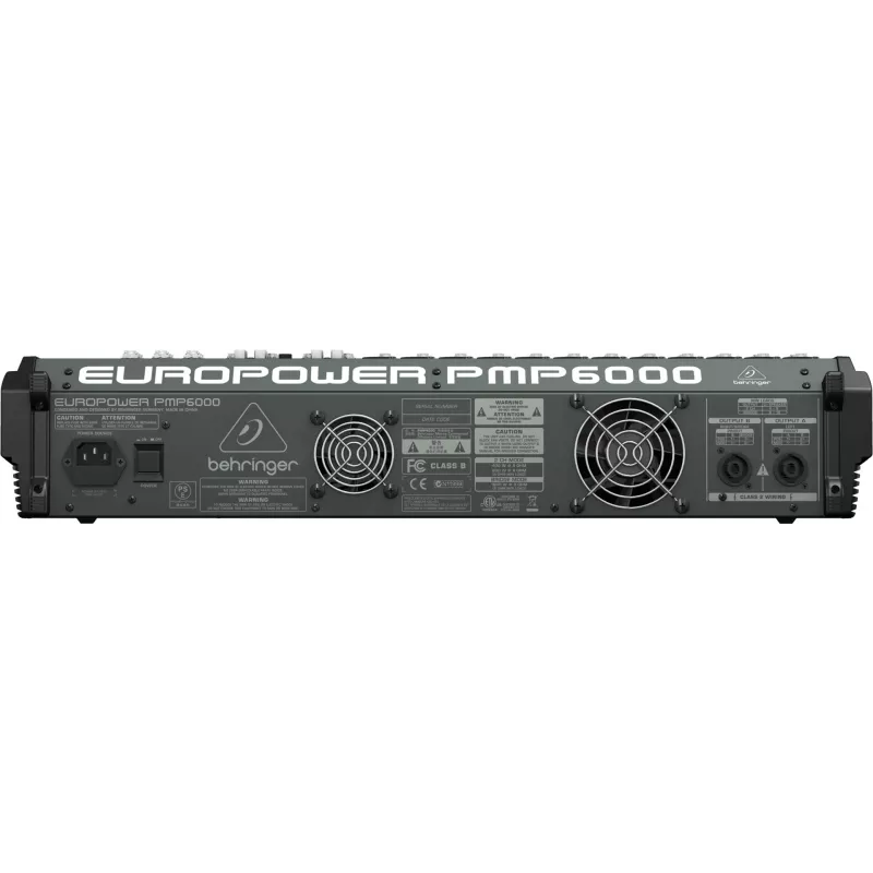 Garso maišytuvas Behringer PMP6000, 20 kanalų, juodas