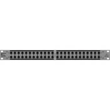Behringer PX3000 48 taškų 1/4 inch TRS Patch Panel, 1U, 3 režimų perjungimas