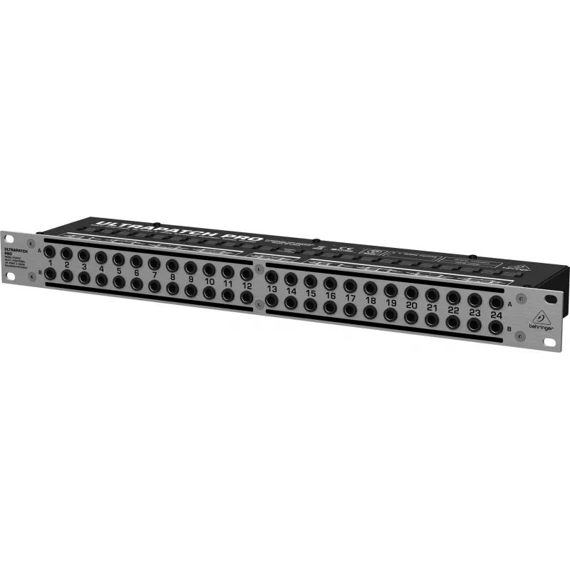 Behringer PX3000 48 taškų 1/4 inch TRS Patch Panel, 1U, 3 režimų perjungimas