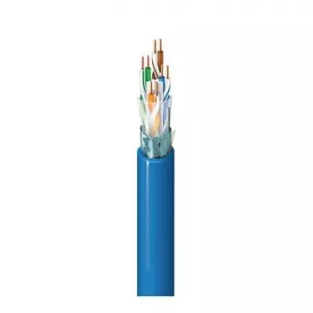 Belden 10GB Category 6A kabelis, 4 porų (Cat6A F/UTP, 23 AWG, 305 m ritė, mėlyna)