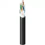 Belden Category 5e OSP kabelis, 4 poros, 24 AWG, 1000 pėdų (305 m), juodas