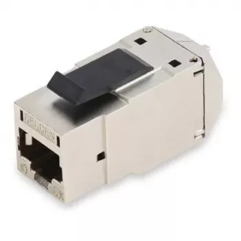 Belden REVConnect 10GX STP Modular RJ45 Keystone Lizdas CAT6A Shielded White