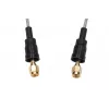 Belden RP-SMA/RP-SMA 50 cm RF100LL koaksialinis pigtail laidas, 50 omų, juodas