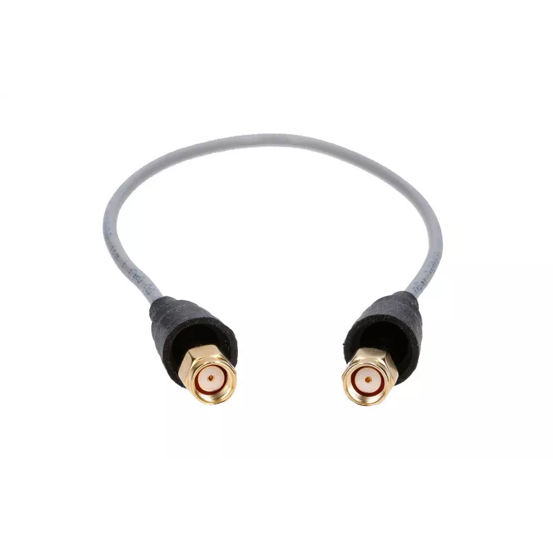 Belden RP-SMA/RP-SMA 50 cm RF100LL koaksialinis pigtail laidas, 50 omų, juodas