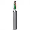 Belden Security & Sound, #22-4c BC, Ekranuotas kelių laidų kabelis, 4 laidai, 22 AWG, Plikas varis, CMR, 300V, Pilka PVC apvalkalas