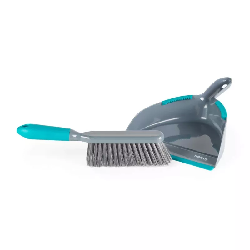 Beldray Anti-Bac šiukšlių semtuvas ir šepetėlių rinkinys pilkas/ baltas