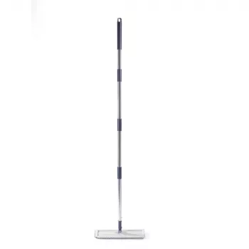 Beldray LA00000008EU7 Flat Head Mop & Bucket Set - Pilka/Mėlyna, 5L Savaiminis Gręžimas, Teleskopinis Kotas, Mikropluoštas