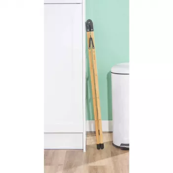 Beldray LA00000051EU7 Bamboo Clothes Airer - Sulankstomas A formos džiovintuvas, 7 m džiovinimo erdvė, 12 bėgelių, 2 pakopos, natūralus bambukas