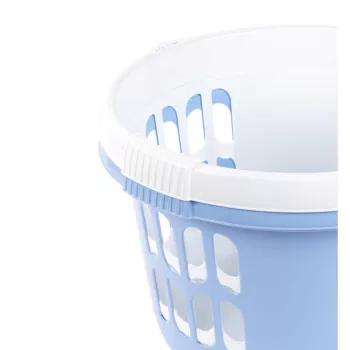 Beldray LA00000174CRNEU7 Skalbinių krepšelių rinkinys 2 vnt., 30 l, balta/mėlyna