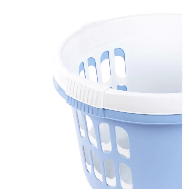 Beldray LA00000174CRNEU7 Skalbinių krepšelių rinkinys 2 vnt., 30 l, balta/mėlyna