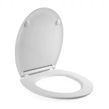 Beldray LA00000201WPEU7 Anti-bac Ultra-Slim tualeto sėdynė, balta
