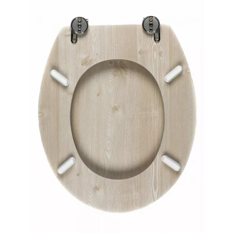 Beldray LA033710WOAKPFEU7 medinis MDF tualeto dangtis, White Oak, Soft Close