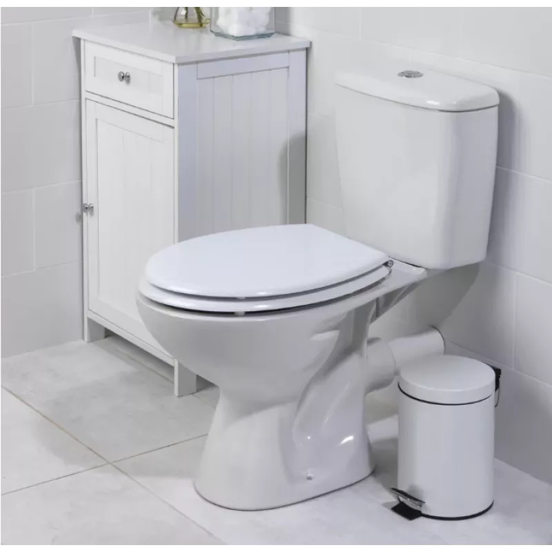 Beldray LA033758WFPEU7 Tongue & Groove tualeto sėdynė balta MDF