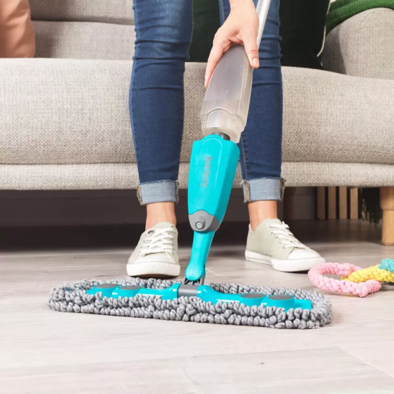 Beldray LA034245UFFEU7 Anti-bac Pet Plus+ 2-in-1 Spray Mop - Grey/Blue