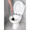 Beldray LA036034SSPEU7 Anti-bac Flexible Head Toilet Brush, sidabrinis