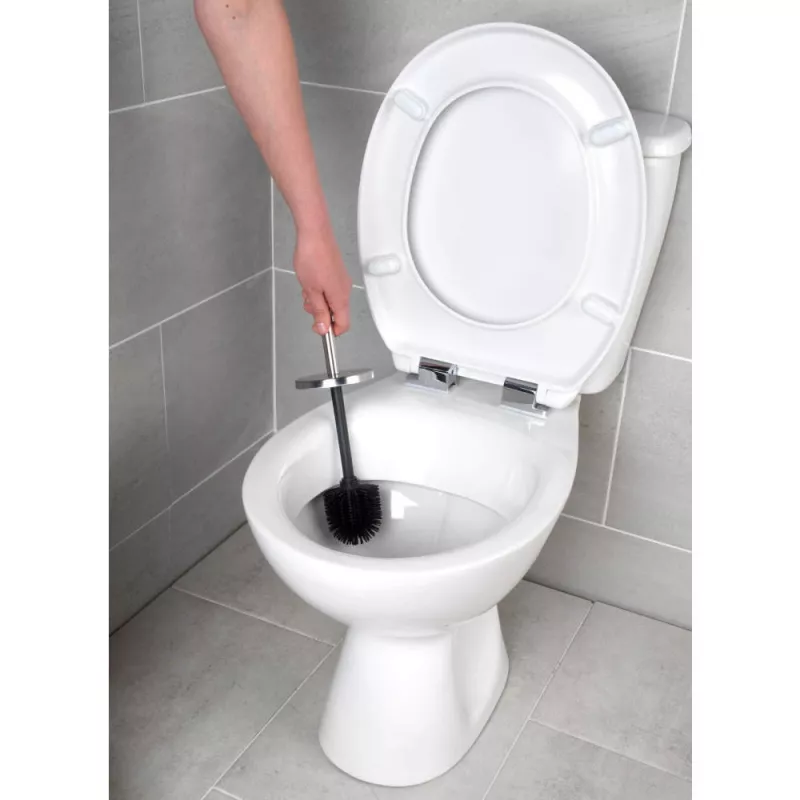 Beldray LA036034SSPEU7 Anti-bac Flexible Head Toilet Brush, sidabrinis