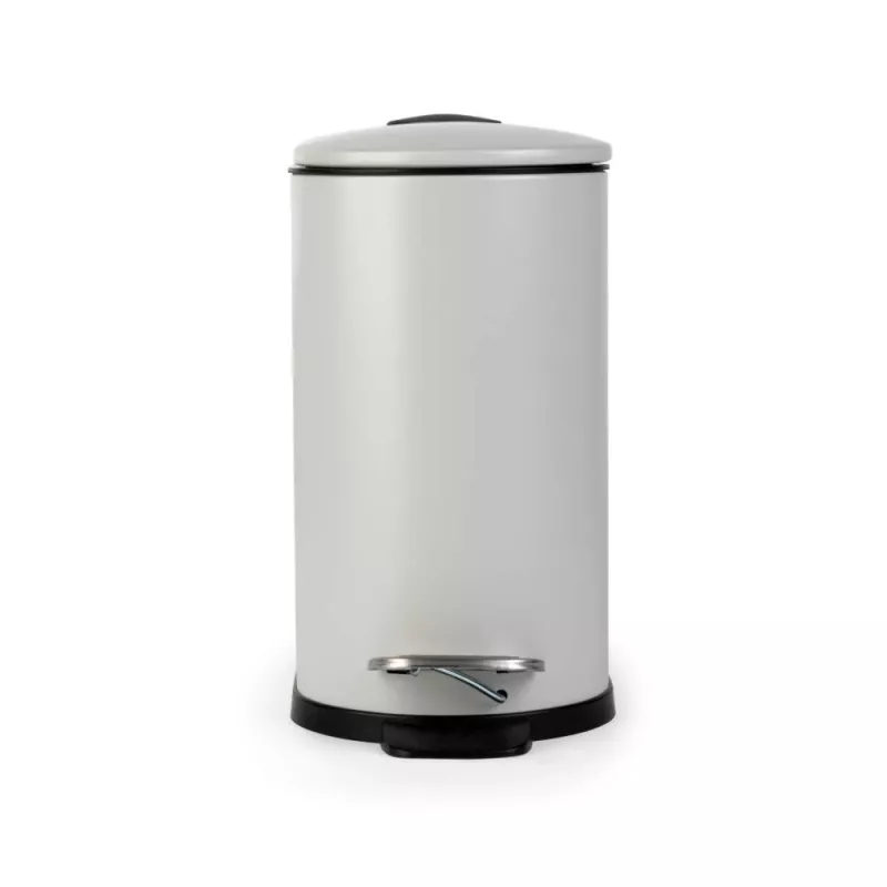 Beldray LA036690GRYPEU7 Slimline D-Shaped Pedal Bin 5 Litre, Grey