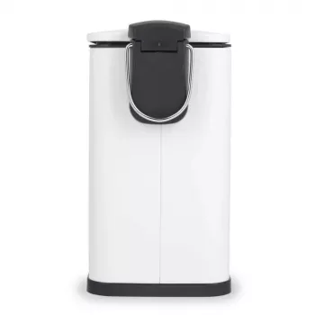 Beldray LA036690WHTPEU7 Slimline D formos pedalinis šiukšlių kibiras, 5 litrų, baltas