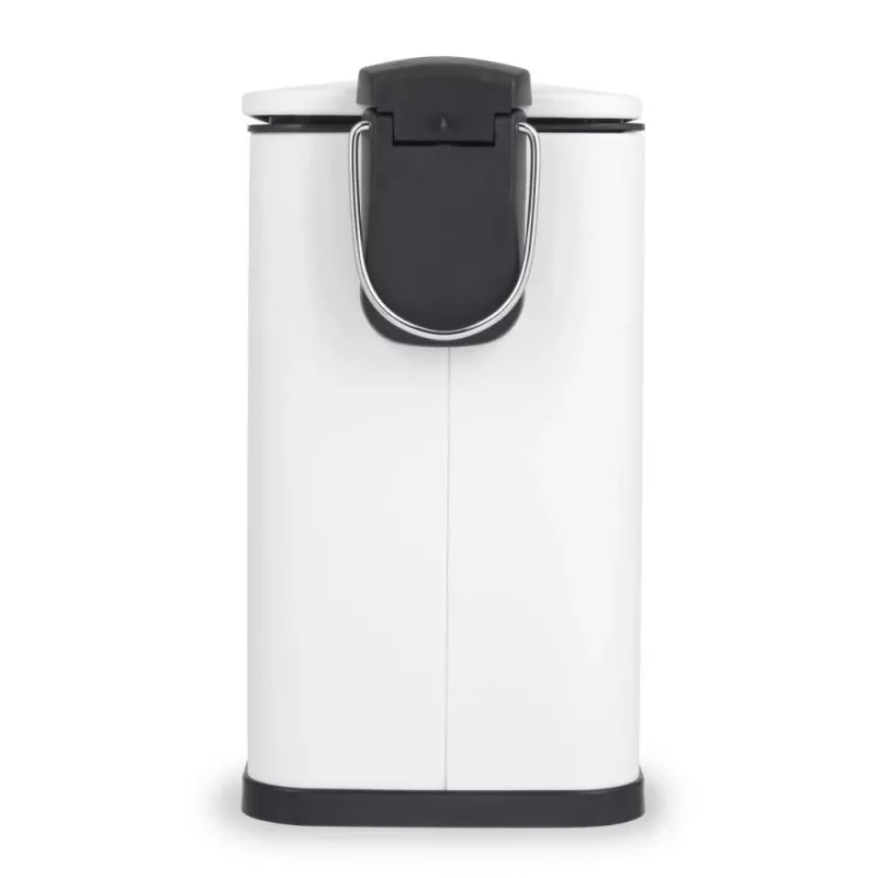 Beldray LA036690WHTPEU7 Slimline D formos pedalinis šiukšlių kibiras, 5 litrų, baltas