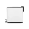 Beldray LA036690WHTPEU7 Slimline D formos pedalinis šiukšlių kibiras, 5 litrų, baltas