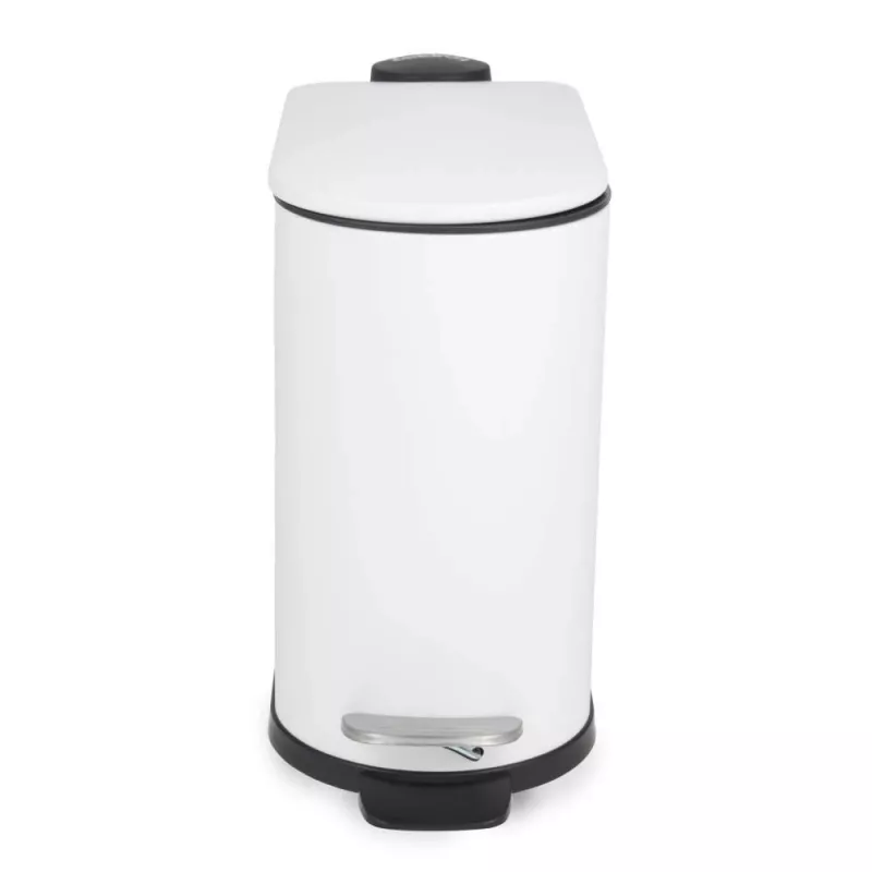 Beldray LA036690WHTPEU7 Slimline D formos pedalinis šiukšlių kibiras, 5 litrų, baltas
