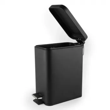 Beldray LA041173BLKPEU7 Slimline Pedal Bin 5 Litre, Black – Talpinis pedalinis šiukšlių kibiras 5 l, juodas