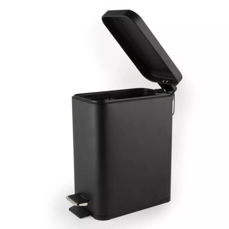 Beldray LA041173BLKPEU7 Slimline Pedal Bin 5 Litre, Black – Talpinis pedalinis šiukšlių kibiras 5 l, juodas