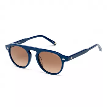 BELSTAFF LARSSON-AZUL Unisex Akiniai Nuo Saulės Mėlynas Rėmelis Pilki Lęšiai 49/21/145 mm UV400