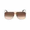 Belstaff vyriški pilotiniai akiniai nuo saulės Sexton, ginklo metalo spalva, 63 mm