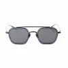 BELSTAFF MERRICK-S137 Unisex akiniai – juodas acetatinis rėmelis, pilki UV400 lęšiai 47/23/143 mm