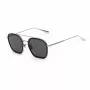 BELSTAFF MERRICKIIGRIS Vyriški kvadratiniai acetatiniai akiniai nuo saulės 54/23/143 mm pilki