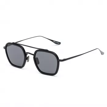 BELSTAFF MERRICKNEGROW Unisex Akiniai - Juodas Rėmelis, Pilkai Dūminiai Lęšiai, 47/23/143 mm
