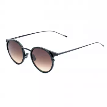 Belstaff Parkgate-S123 Unisex Akiniai - Juodas Rėmas, Pilki Lęšiai, 48/21/145 mm