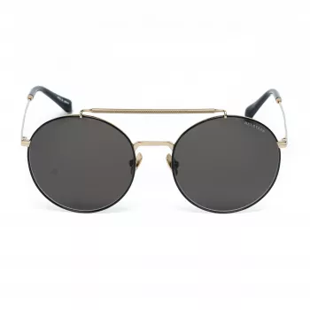 Belstaff Staham Dorado vyriški akiniai nuo saulės - pilotinis kvadratinis acetatinis rėmelis UV400 pilki lęšiai 54mm