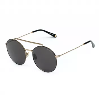 Belstaff Staham Dorado vyriški akiniai nuo saulės - pilotinis kvadratinis acetatinis rėmelis UV400 pilki lęšiai 54mm