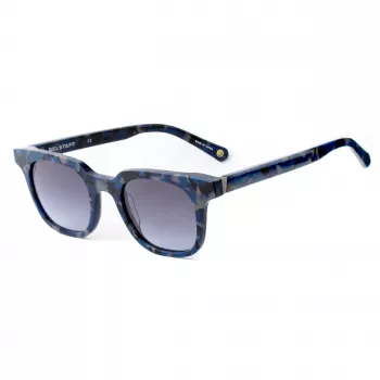 BELSTAFF Moteriški akiniai nuo saulės Boorman-S028 kvadratiniai juodi/pilki 48/23/148 mm
