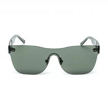 BELSTAFF Moteriški FLASH-VERDE Oversized Shield Akiniai nuo Saulės – Žalias Acetato Rėmelis, Pilki Veidrodiniai Lęšiai, UV400