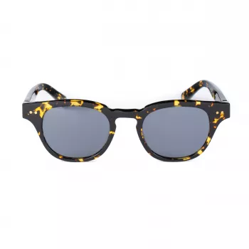 BELSTAFF moteriški akiniai nuo saulės Marshall S064 – juodas acetatinis rėmelis, pilki polikarbonatiniai lęšiai, 47/21/148 mm