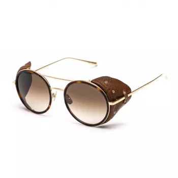 BELSTAFF moteriški akiniai nuo saulės Pinnerdoradof 53/19/145 mm – aukso/rudi