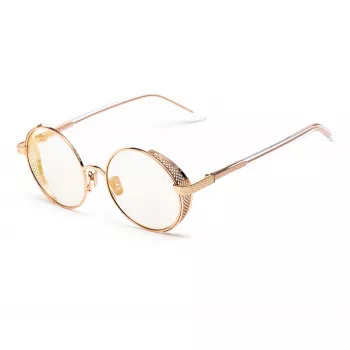 Belstaff Women's Trophy III Dora Akiniai - Juodas Rėmas, Pilki Lęšiai, 53 mm