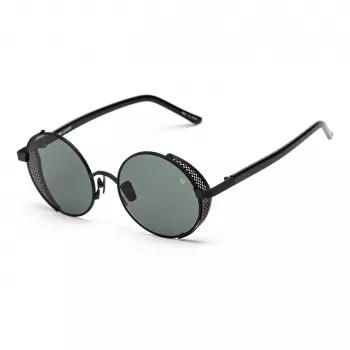 BELSTAFF Women Trophy II Akiniai Nuo Saulės - Juodas Acetato Rėmelis, Pilki Lęšiai, 53 mm