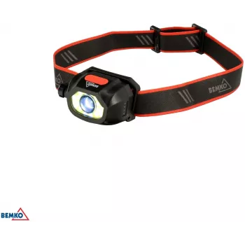 BEMKO C49-LTC02 Daugiafunkcis įkraunamas LED žibintuvėlis ant galvos, 200 lm, 6500K, 1200 mAh, IP44