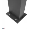 BEMKO SOLVEO Hybrid LED sodo žibintas, 7W, 600lm, CCT 3000K/4000K/6500K, 80cm, IP65, tamsiai pilkas, PIR jutiklis