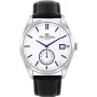 BEN SHERMAN vyriškas laikrodis WB039UB 43 mm juodas ciferblatas, juodas dirbtinės odos dirželis